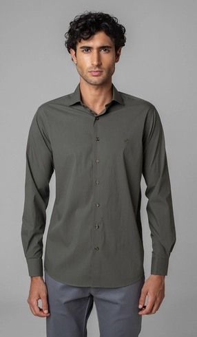 Camisa Manga Longa Slim Lisa Blue