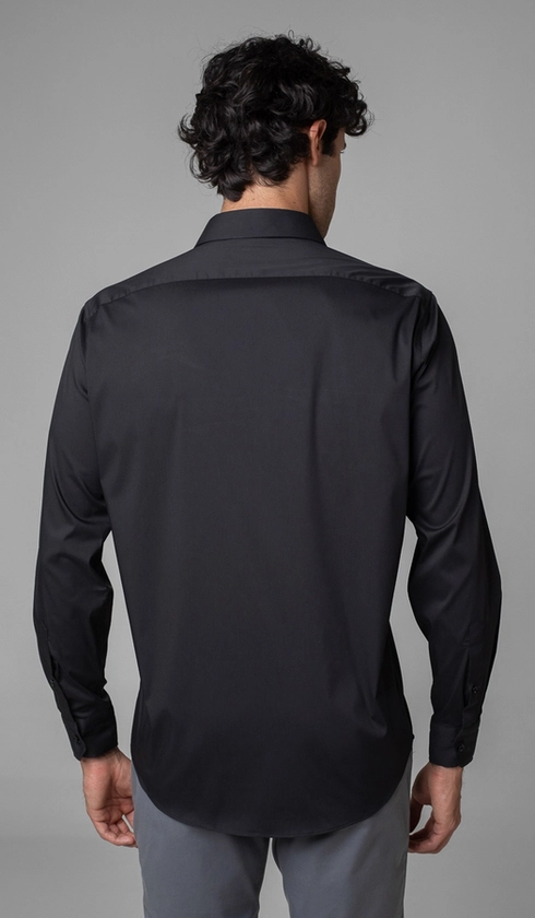 Camisa Manga Longa Lisa Slim