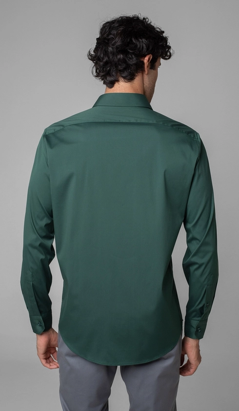 Camisa Manga Longa Lisa Slim