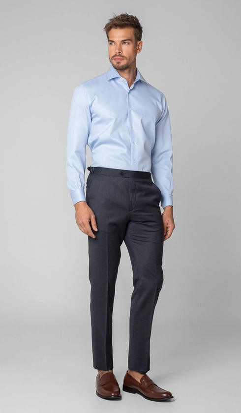 Camisa Social Slim Mary Maquinetada