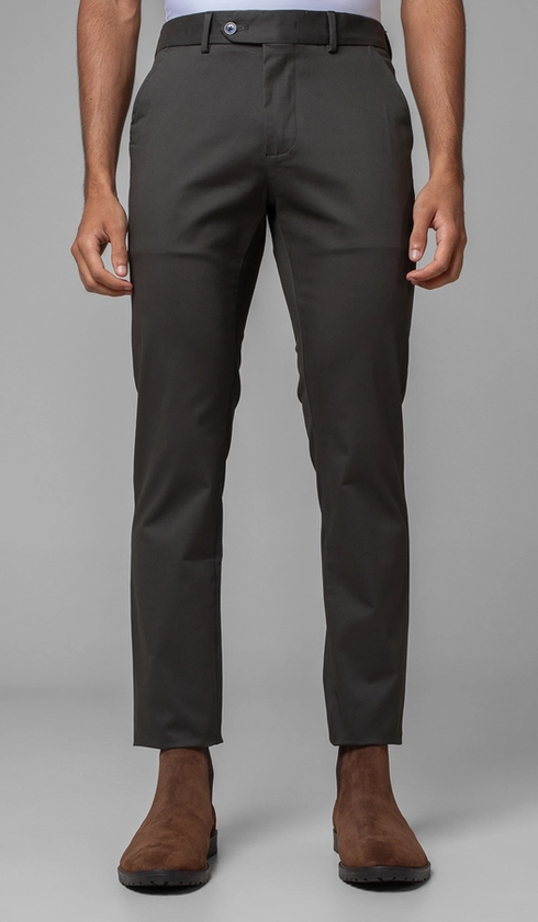 Calça Sarja Bolso Faca com Stretch