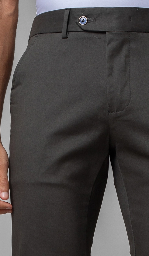 Calça Sarja Bolso Faca com Stretch