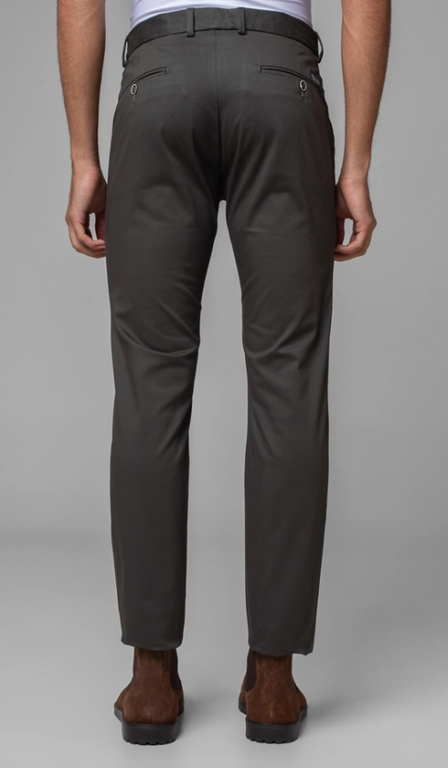Calça Sarja Bolso Faca com Stretch