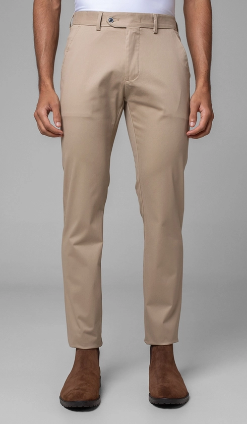 Calça Sarja Bolso Faca com Stretch