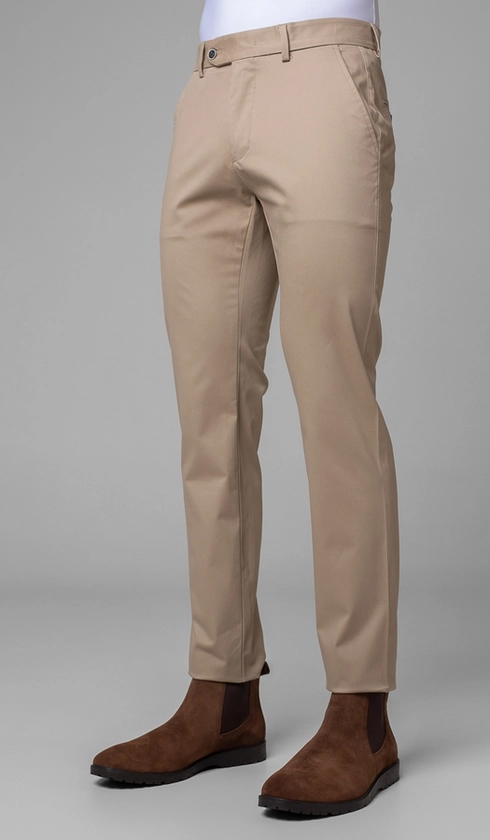 Calça Sarja Bolso Faca com Stretch
