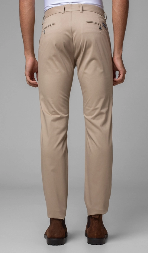 Calça Sarja Bolso Faca com Stretch