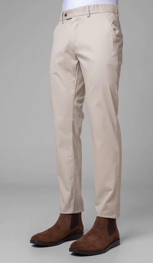 Calça Sarja Bolso Faca com Stretch