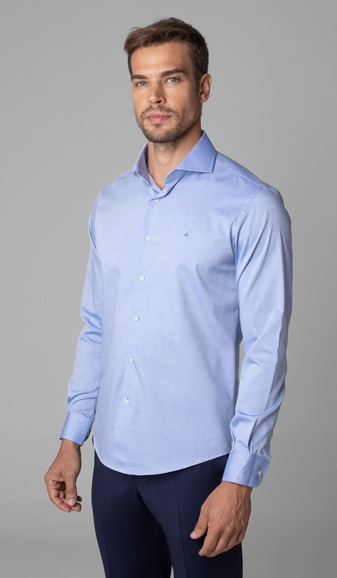 Camisa Manga Longa Lisa Slim