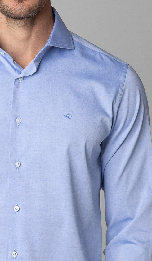 Camisa Manga Longa Lisa Slim