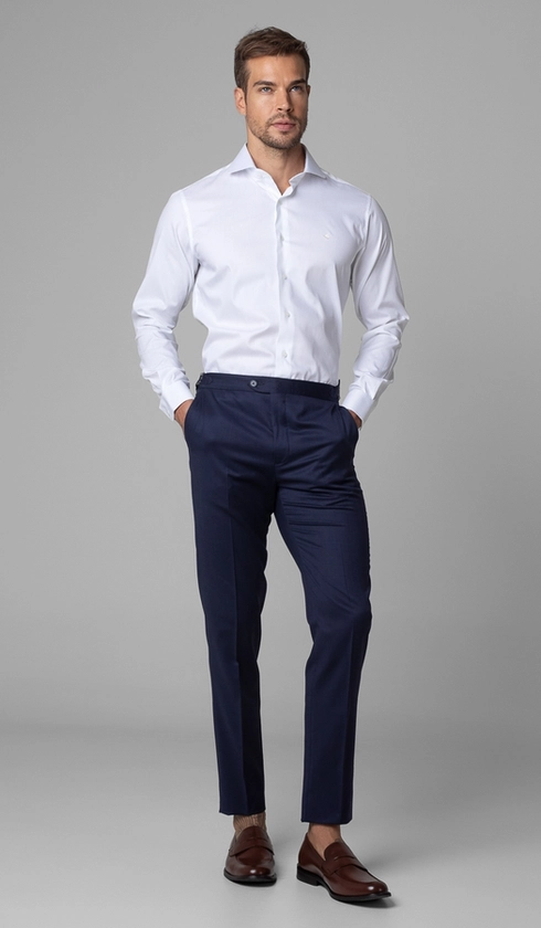 Camisa Manga Longa Lisa Slim