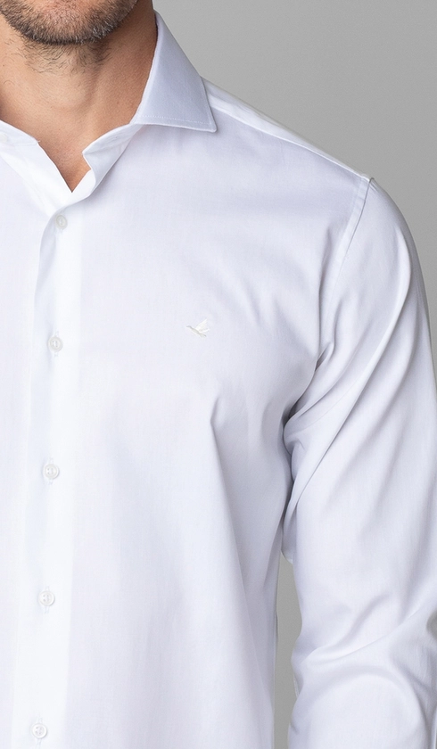 Camisa Manga Longa Lisa Slim