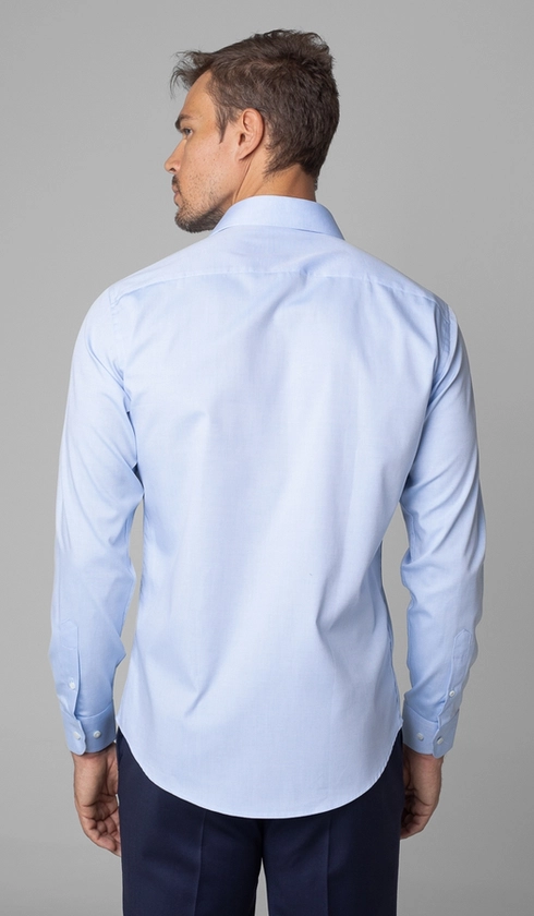 Camisa Manga Longa Lisa Slim