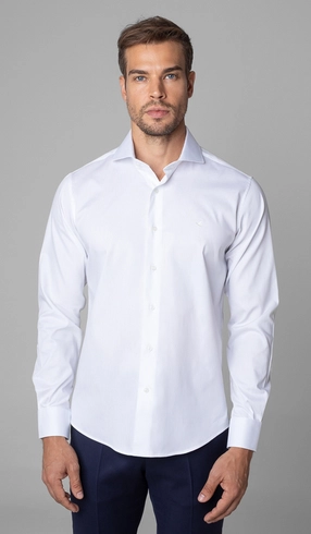 Camisa Manga Longa Lisa Slim