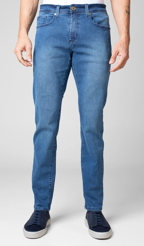 Calça Jeans Slim 5 Bolsos Express
