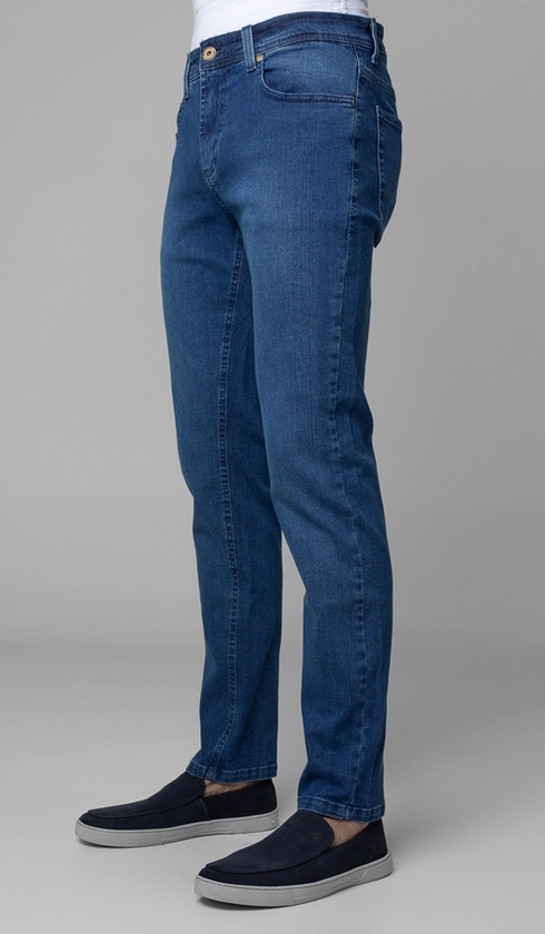 Calça Jeans Slim 5 Bolsos Express