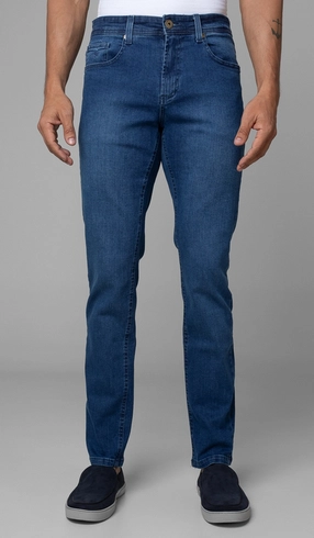 Calça Jeans Slim 5 Bolsos Express