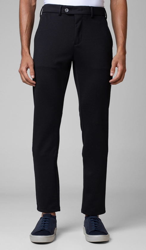 Calça Malha Bolso Faca Lisa