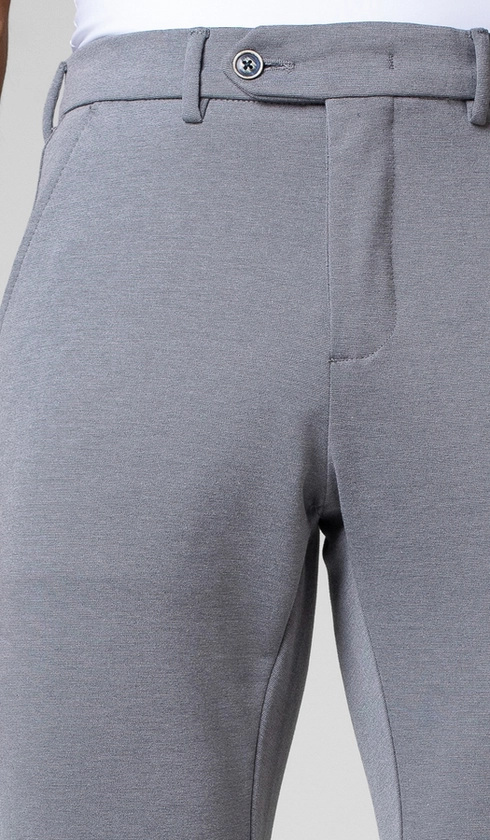 Calça Malha Bolso Faca Lisa