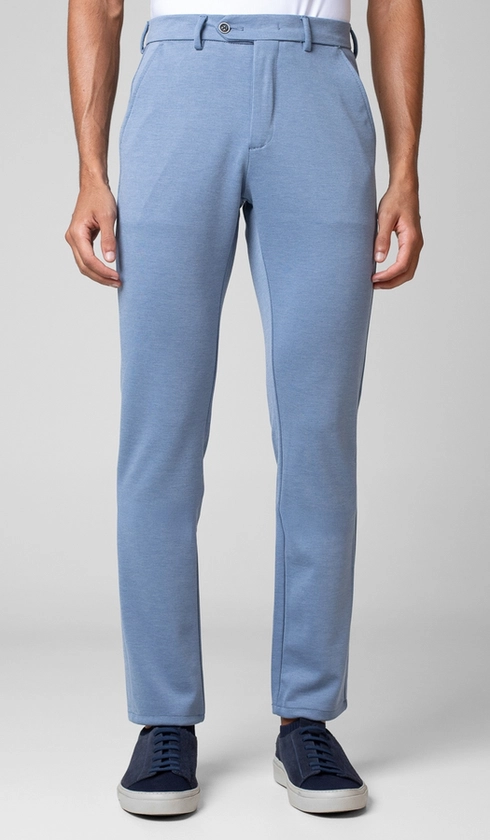 Calça Malha Bolso Faca Lisa