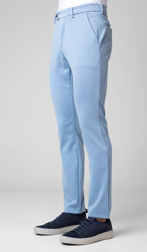Calça Malha Bolso Faca Lisa