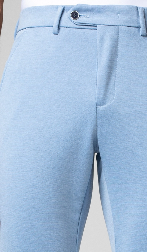 Calça Malha Bolso Faca Lisa