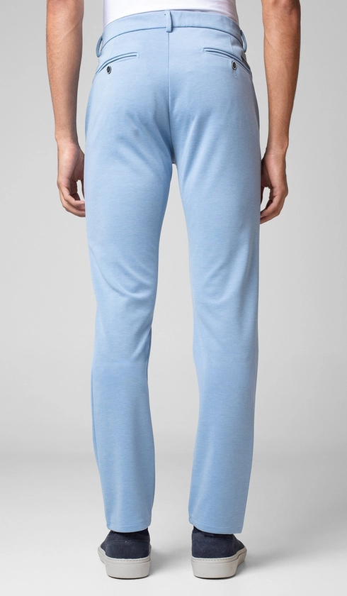 Calça Malha Bolso Faca Lisa