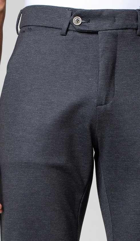 Calça Malha Bolso Faca Lisa