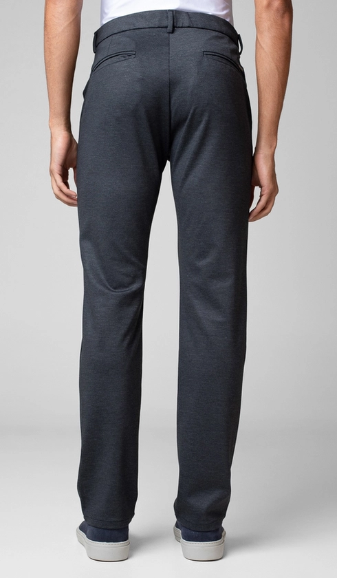 Calça Malha Bolso Faca Lisa