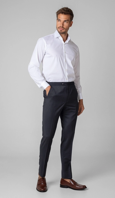 Camisa Manga Longa Slim Liso