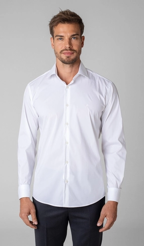 Camisa Manga Longa Slim Liso