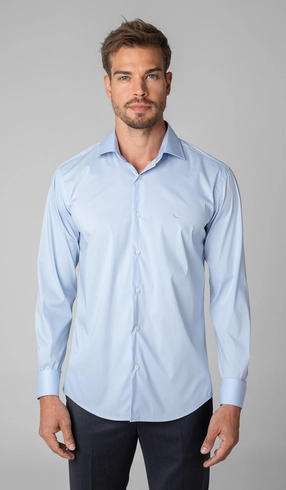 Camisa Manga Longa Slim Liso