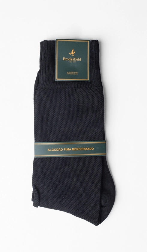Meia Social Jacquard Pima