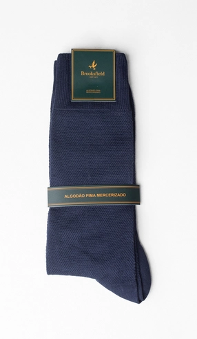 Meia Social Jacquard Pima