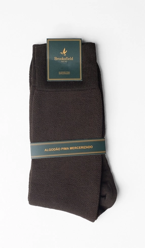 Meia Social Jacquard Pima