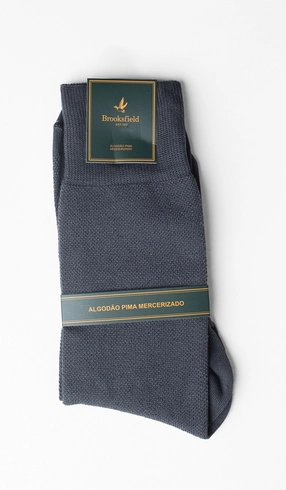 Meia Social Jacquard Pima