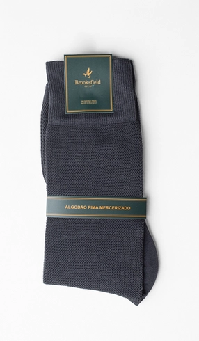 Meia Social Jacquard Pima