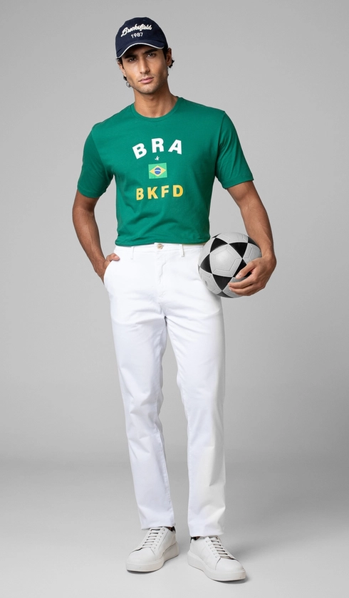 T-Shirt Manga Curta Copa Bra Bkfd