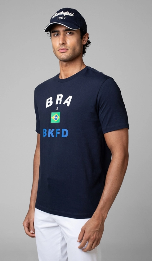 T-Shirt Manga Curta Copa Bra Bkfd