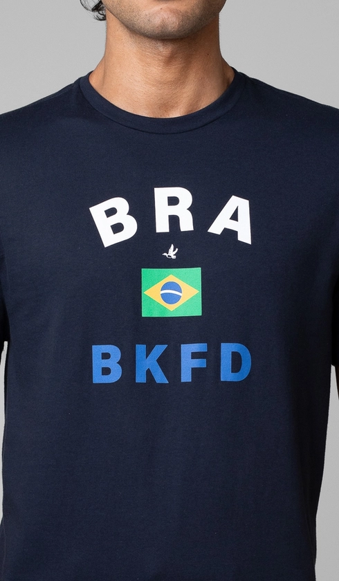 T-Shirt Manga Curta Copa Bra Bkfd
