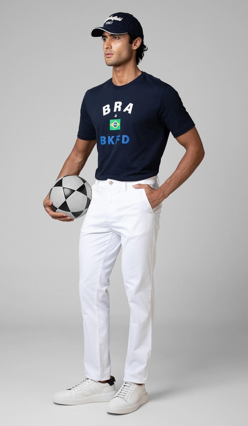 T-Shirt Manga Curta Copa Bra Bkfd