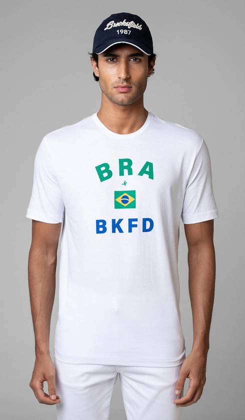 T-Shirt Manga Curta Copa Bra Bkfd
