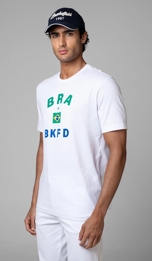 T-Shirt Manga Curta Copa Bra Bkfd
