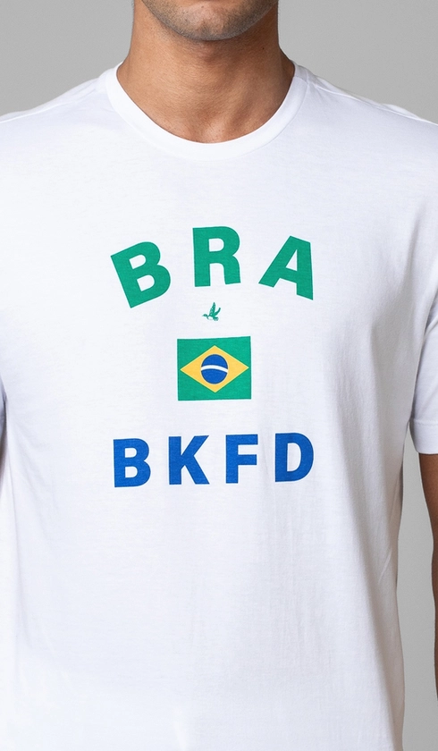 T-Shirt Manga Curta Copa Bra Bkfd