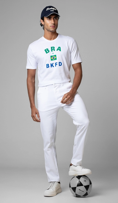 T-Shirt Manga Curta Copa Bra Bkfd