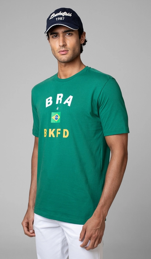 T-Shirt Manga Curta Copa Bra Bkfd