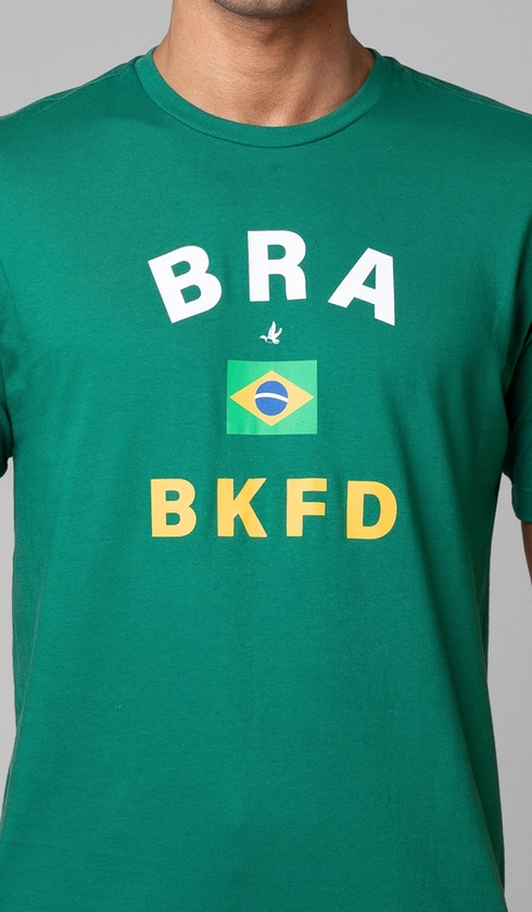 T-Shirt Manga Curta Copa Bra Bkfd
