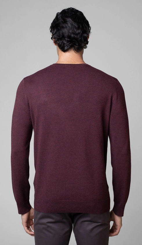 Malha Tricot Gola Careca Lisa