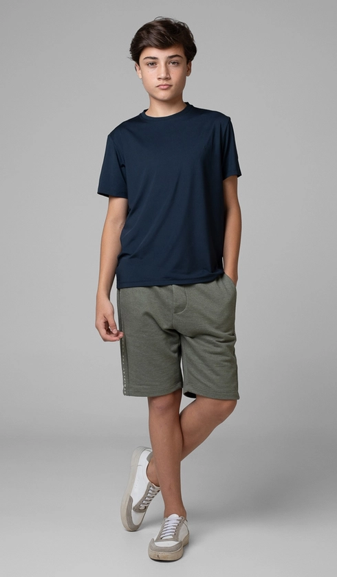 T-Shirt Manga Curta Gola Careca Techno Jet