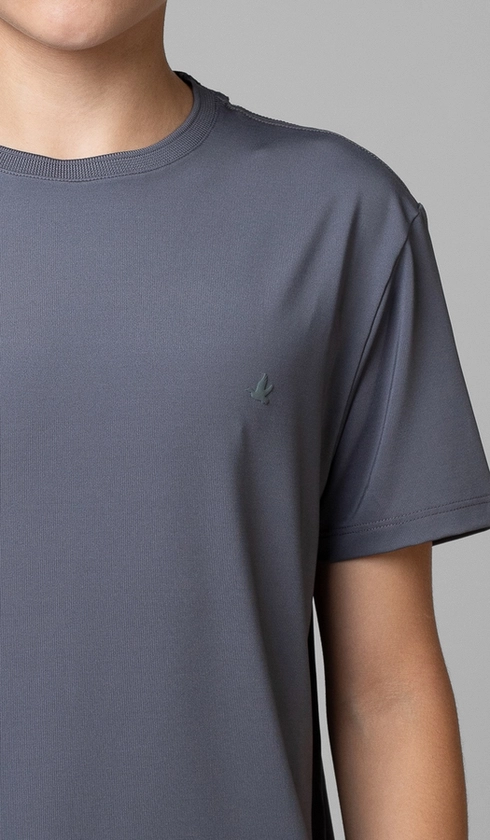 T-Shirt Manga Curta Gola Careca Techno Jet
