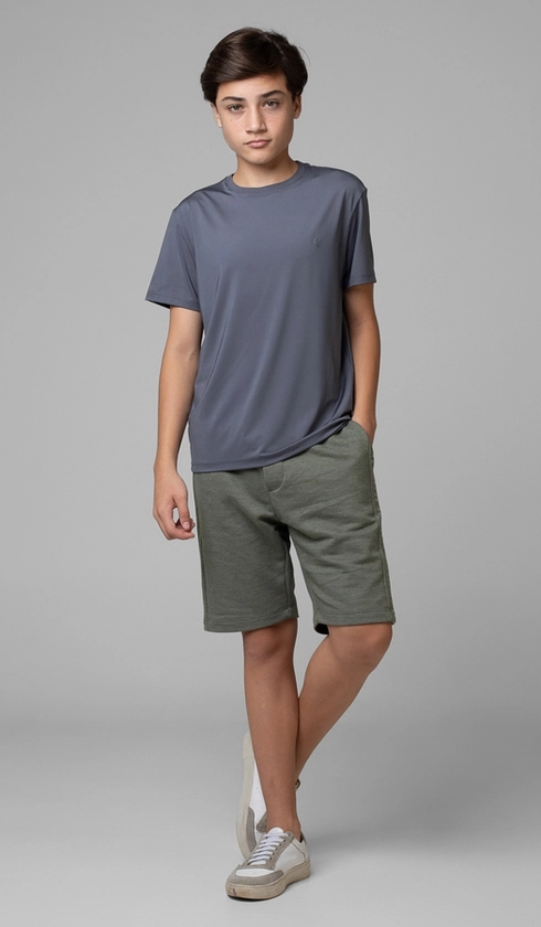 T-Shirt Manga Curta Gola Careca Techno Jet